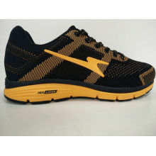 Fashion Design Black Yellow Athletic Running Shoes